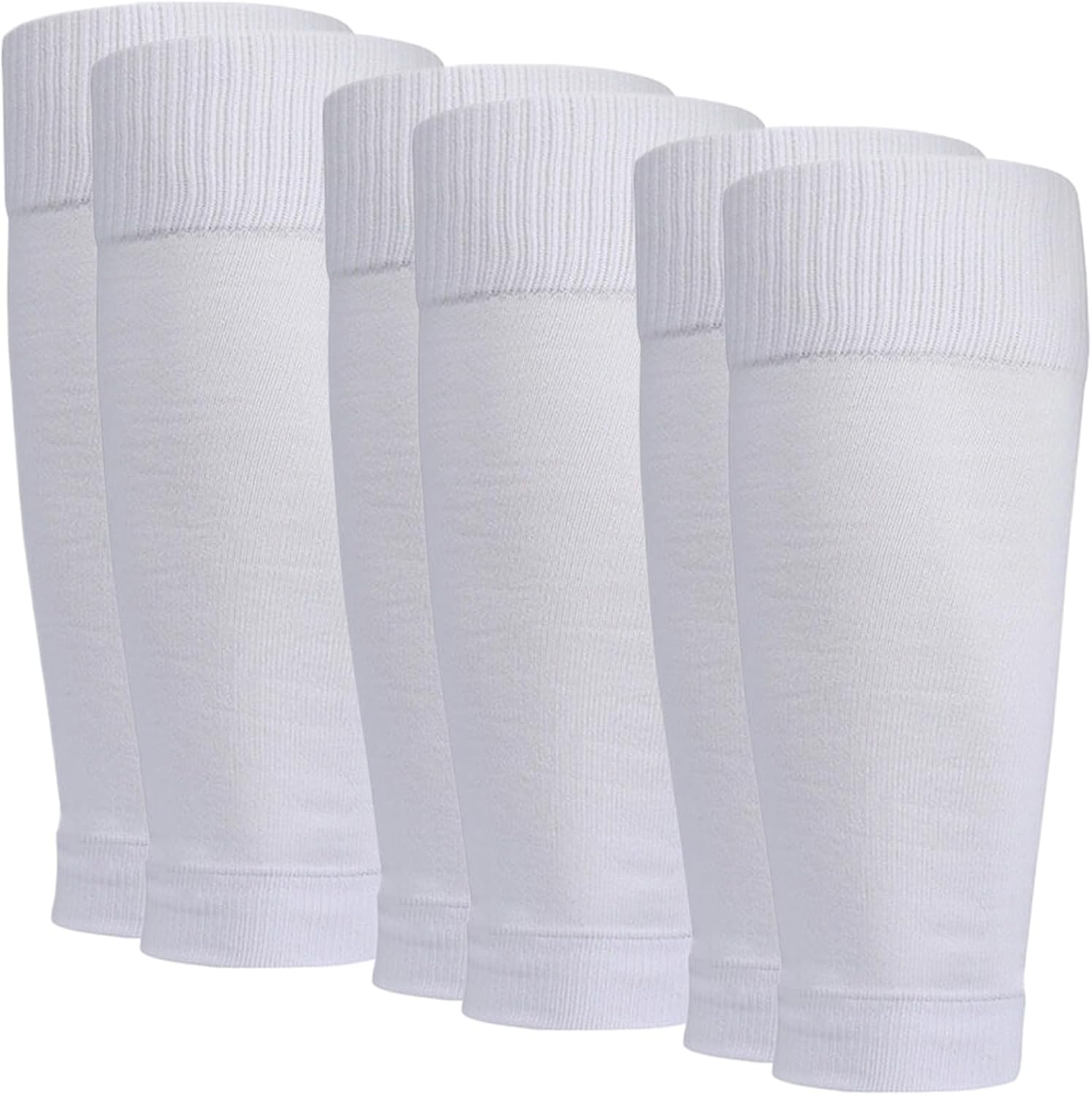 Dress Cici Compression Calf Sleeves, Nylon Medium Footless Compression Socks for Men & Women (3 Pairs) image number 2