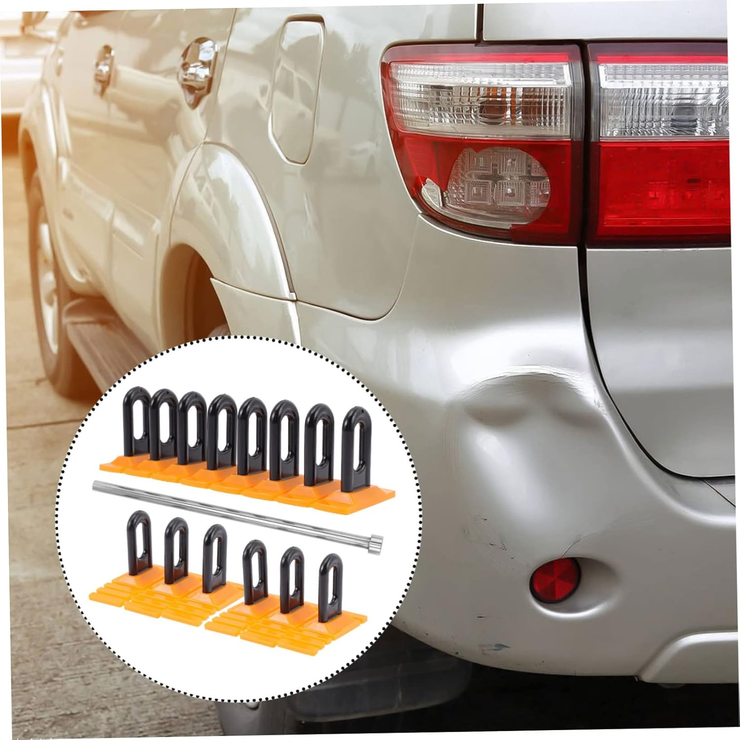 Ciieeo Repair Tool for Car Body Dent Removal Paintless Dent Puller Glue Tabs Equipment image number 1