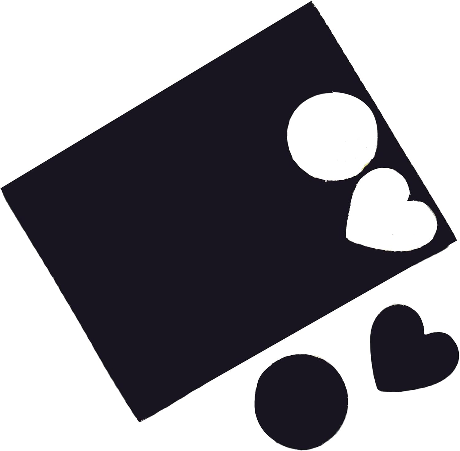 Match Striker Sticker Paper with Adhesive Black for Matchstick Box, 3.9"*2.9", 12PCS image number 1