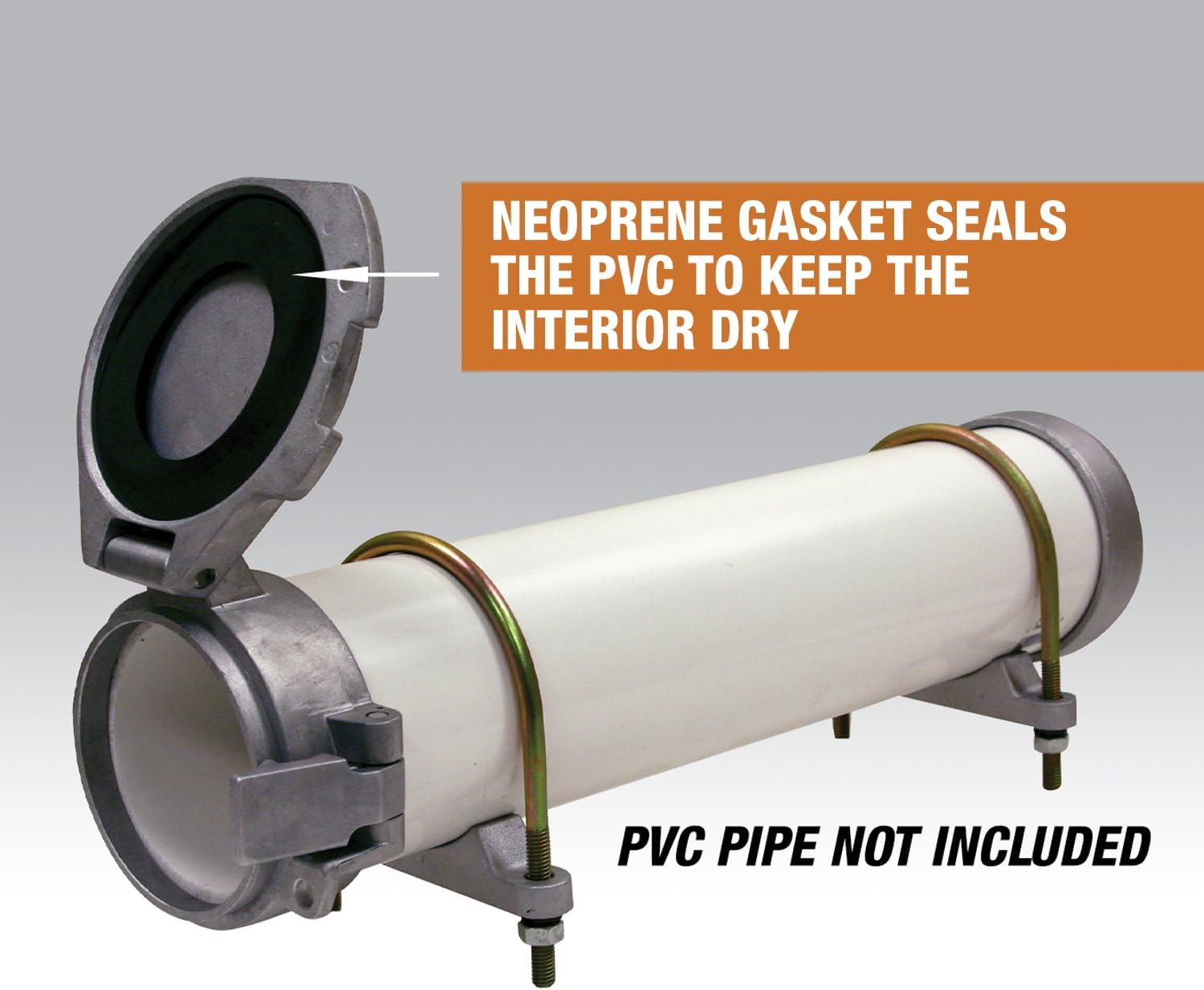 Buyers Products CC800 PVC Conduit Carrier Kit, 8 Inch Diameter, White