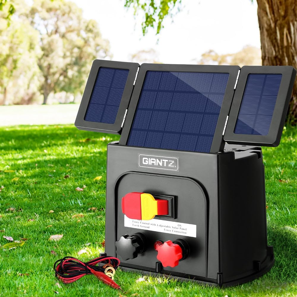 Giantz 5Km Electric Fence Energiser PET Solar Energizer Farm Animal 0.15J image number 6