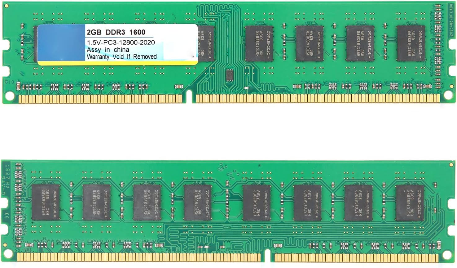 Memory PC3‑12800 Memory Desktop Computer Memory Bar Module DDR3 2GB 1600Mhz PC3‑12800 1.5V for 3Rd Gen image number 2