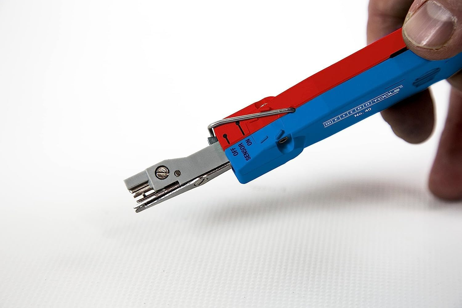 WEICON 52000040 Sensor No. 40 Insertion Tool for Connecting LSA Series, Blue/Red image number 2