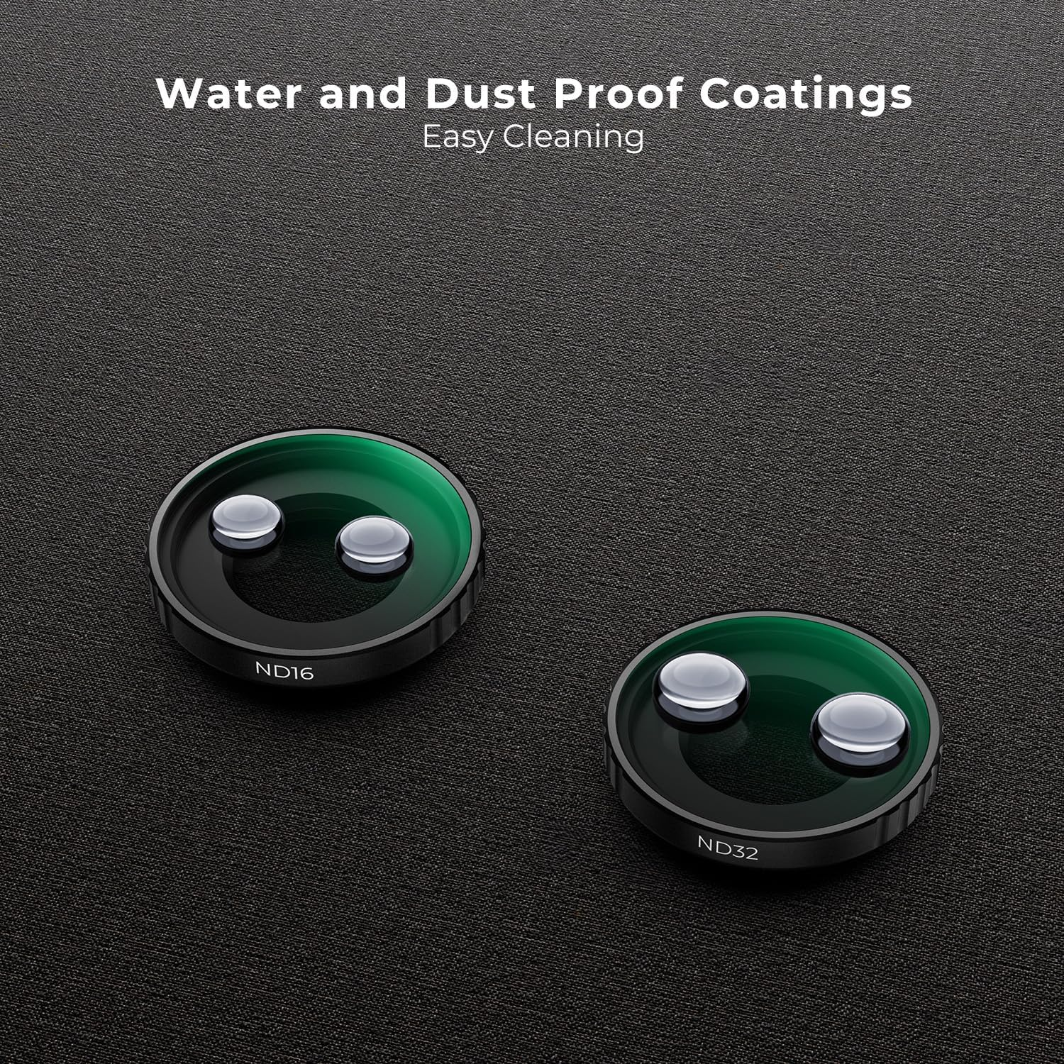 K&F Concept ND Filter Kit Compatible with DJI Osmo Action 4, ND8 ND16 ND32 ND64 4 Pack Light Reduction Exposure Control Optical Glass Filters with Multi-Layer Coating image number 4