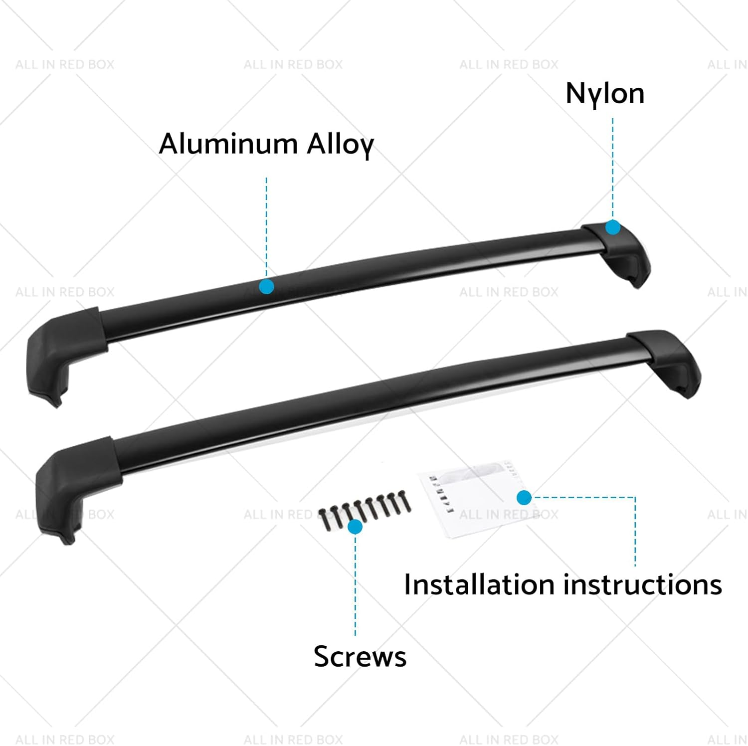 MAX COOL 2PCS Cross Bars Roof Rack Suitable for Honda CR-V 2012-2016 Top Roof Rails image number 5
