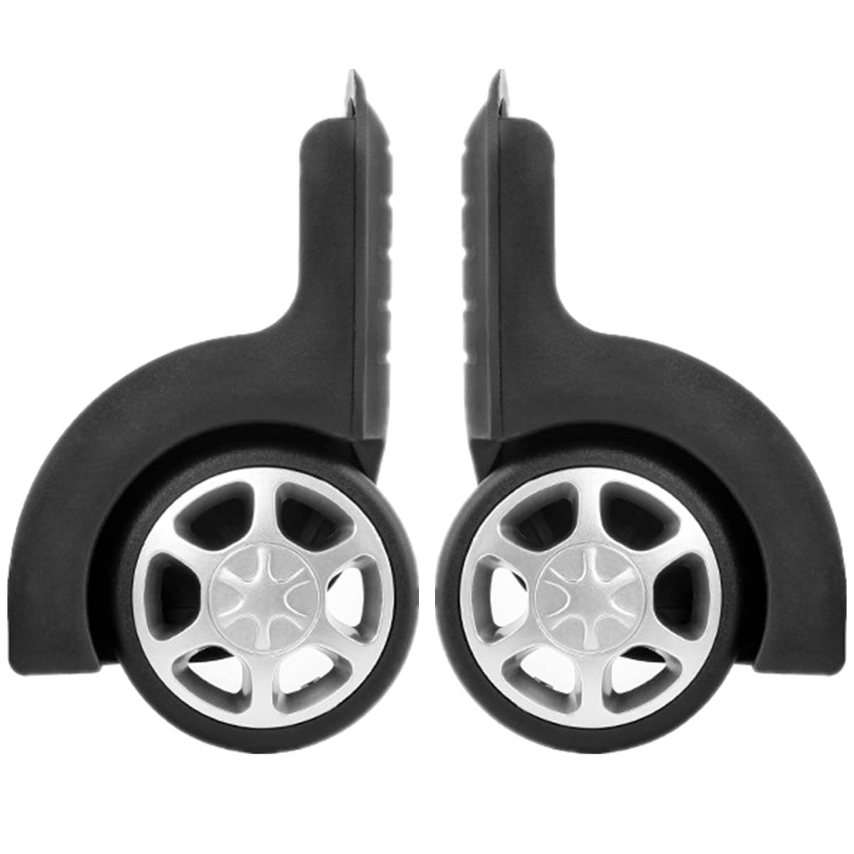 Alturn Suitcase Wheel, Suitcase Wheel Replacement Direction Replacement Luggage Wheel Suitcase Travel Case Repair DIY (DL-D002) (Color: Black)