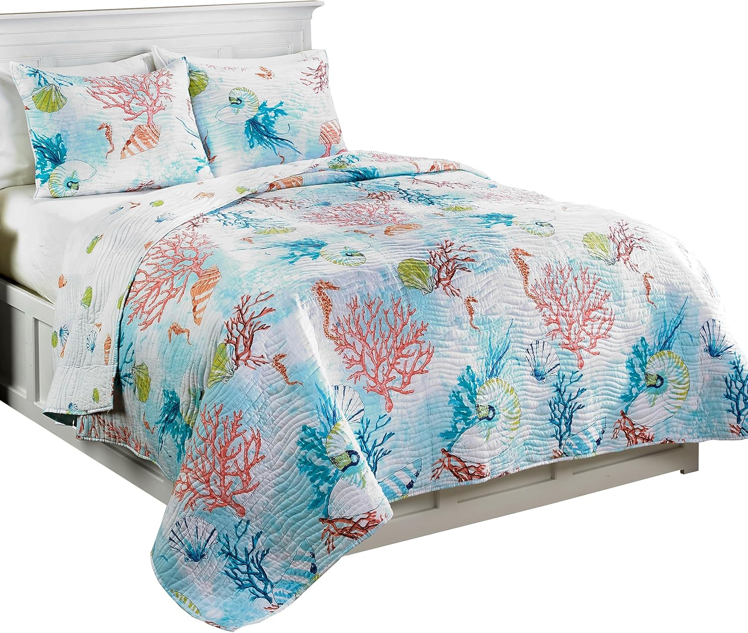 Barefoot Bungalow GL-1804BMST Sarasota Quilt Set Twin image number 4