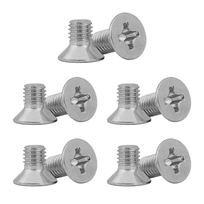 10PCS M3M4X6 Stainless Steel Grub Screws Door Handle Fixing Screws Cross Pan Head Machine Screws & Hex Bolt-Nut Countersunk Bolts for Door Handles, Light Fixtures & Home Repair image number 2