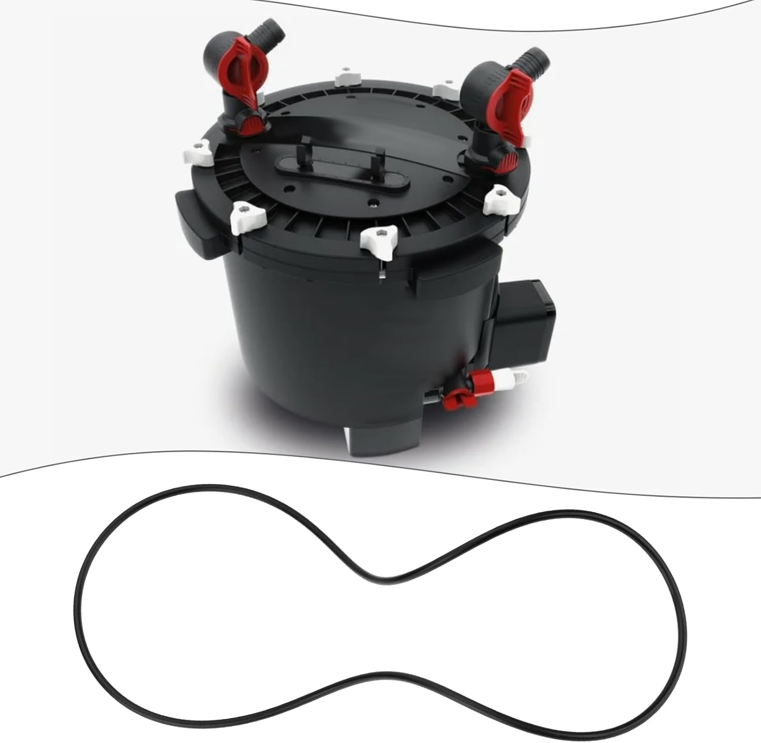 1Pc Aquarium Fish Tank External Filters O-Ring Replacement Part A20210/A-20210 Compatible with Fluval FX4 FX5 FX6 Canister Filter Lid (305X5Mm) image number 5