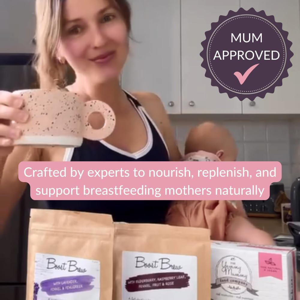 Yummy Mummy Food Company Lactation Tea | Soothing Lavender Lullaby Herbal Blend with Raspberry Leaf, Fennel & Fenugreek | Breastfeeding Support & Relaxation | 20 Serves image number 3
