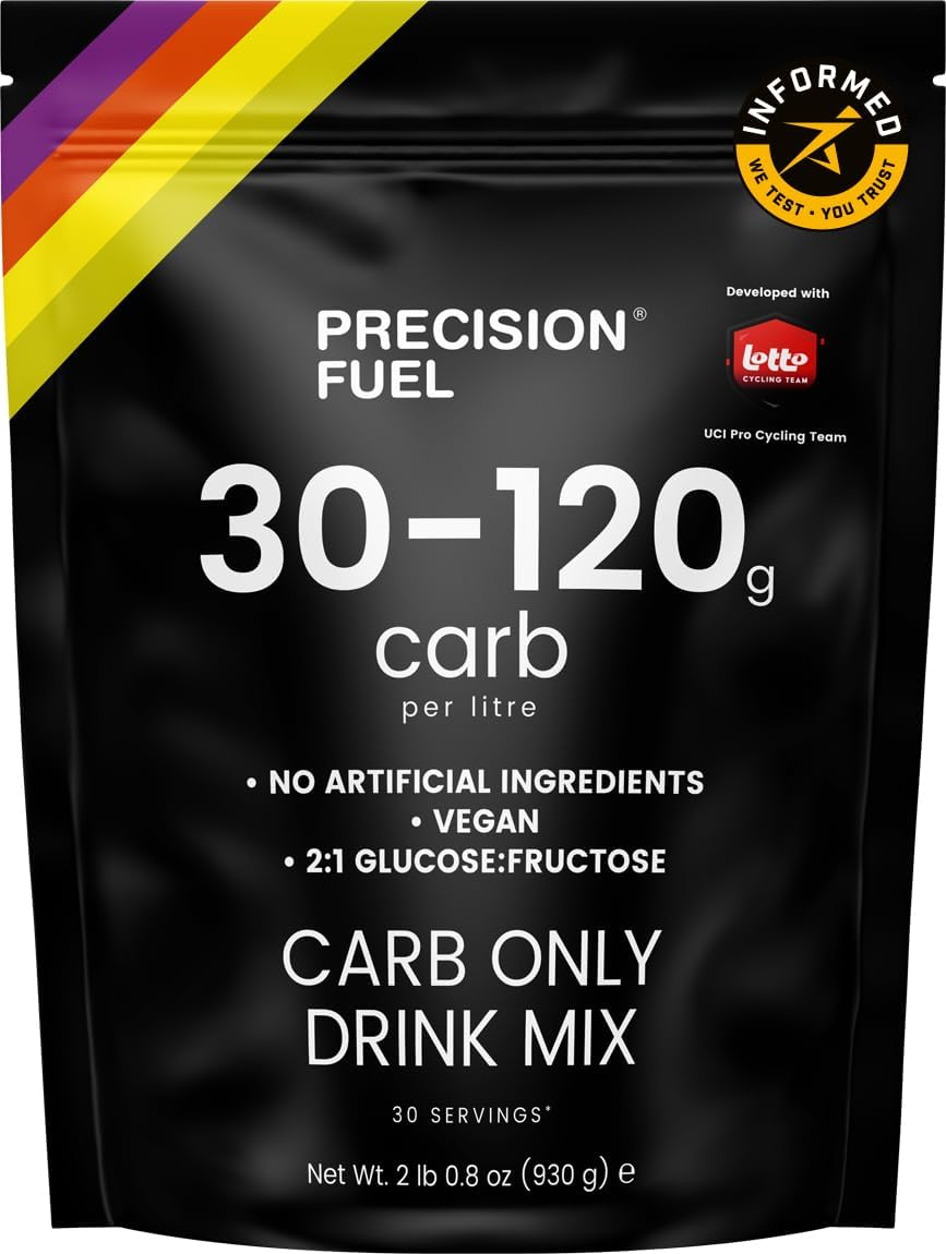 Precision Fuel Carb & Electrolytes Powder Drink Mix - High-Performance Energy Drink, 60G Carbs & 1000Mg Sodium per Liter, Vegan, Citrus Flavor - for Intense Workouts & Endurance Sports (1-Pack) image number 4