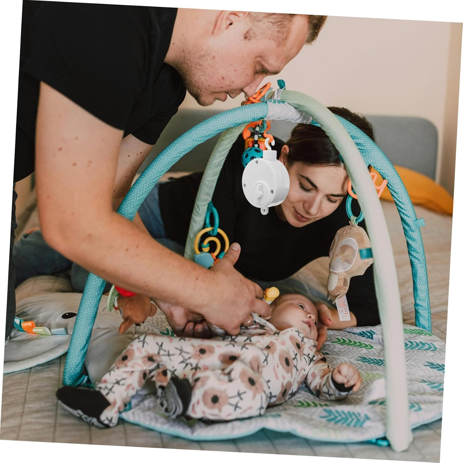 Mobestech Bed Bell Music Stand Crib Hanging Toy Design Featuring Crib Music Box Functionality for Sleeping Toy Use for Pendant Scenarios Box Appeal image number 2