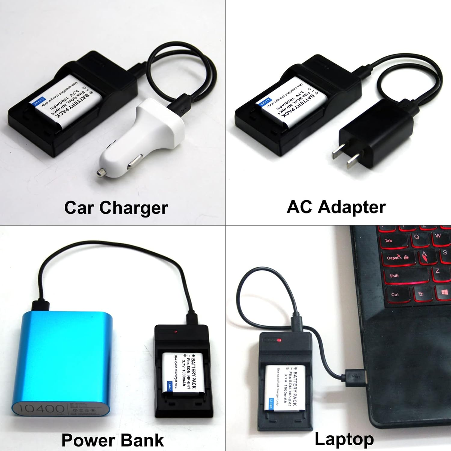 USB Battery Charger for JVC BN-VF808 BN-VF808U BN-VF808US BN-VG815 BN-VF815 BN-VF815U BN-VF815US BN-VF818 BN-VF818U BN-VF823 BN-VF823U BN-VF823US AA-VF8 AA-VF8US