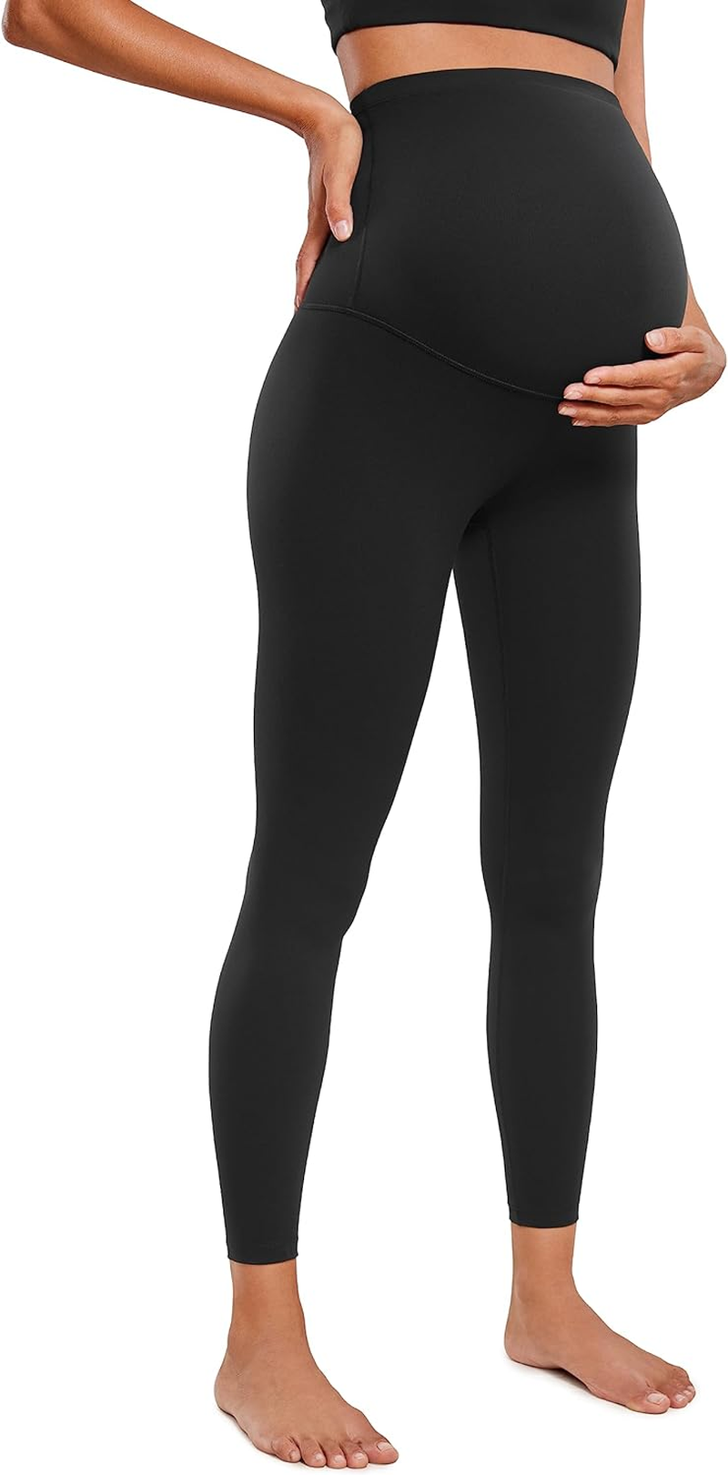 CRZ YOGA Butterluxe Maternity Leggings over the Belly 25" - Soft Pregnancy Leggings Stretchy Workout Activewear Yoga Pants