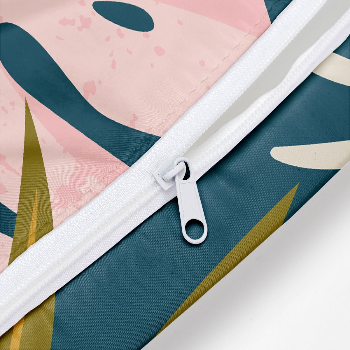 Wet Bag, Wet Dry Bag, Wet Bag for Swimsuit, Travel, Beach, Pool, Diapers, Dirty Yoga Gym Clothes, Makeup Bag, Waterproof Tropical Palm Leaves Decor Jungle Palm Leaf Favors - Girls Trip - Orange image number 6