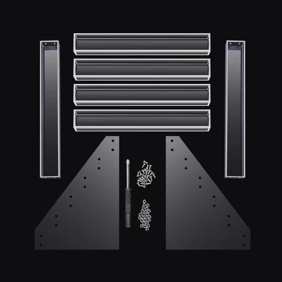 Vencer Acrylic 6 Layers Display Rack Storage Holder,Nail Polish Organizer,Clear Paint Bottles Essential Oil Sunglasses Storage Display Case,Desktop Display Organizer,Larger Capacity,Vmp-002