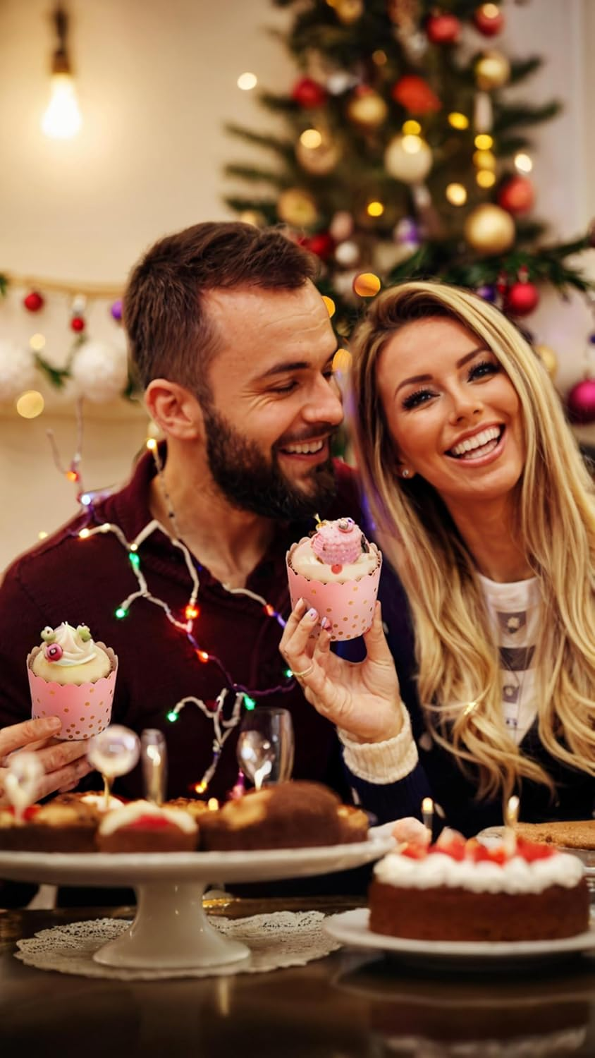 Honwor Convenient Greaseproof Baking Cups - 50-Piece Set for Cupcakes, Cheesecakes, Snacks, and More - Sturdy Pre-Greased Paper - Versatile for Parties, Weddings, 2.75" Diameter, 4.5Oz Capacity image number 6