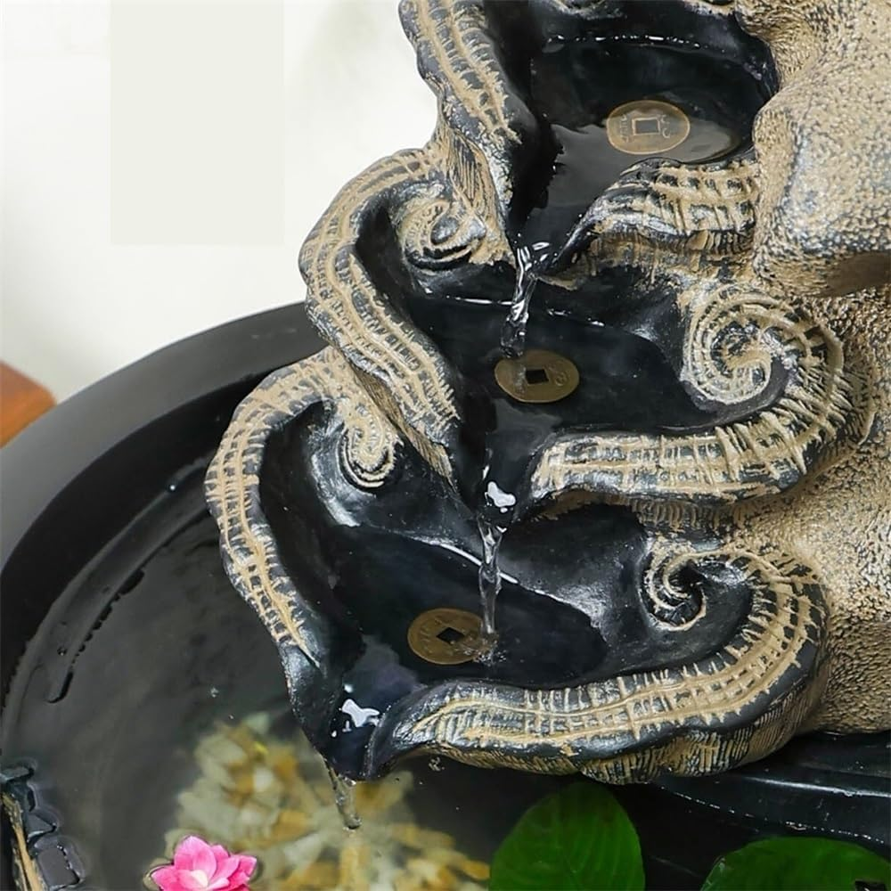 Outdoor Fountain 115Cm Garden Waterfall Indoor Large Water Feature Independent Fountain Used for Courtyard Terrace Porch Home Decoration image number 3