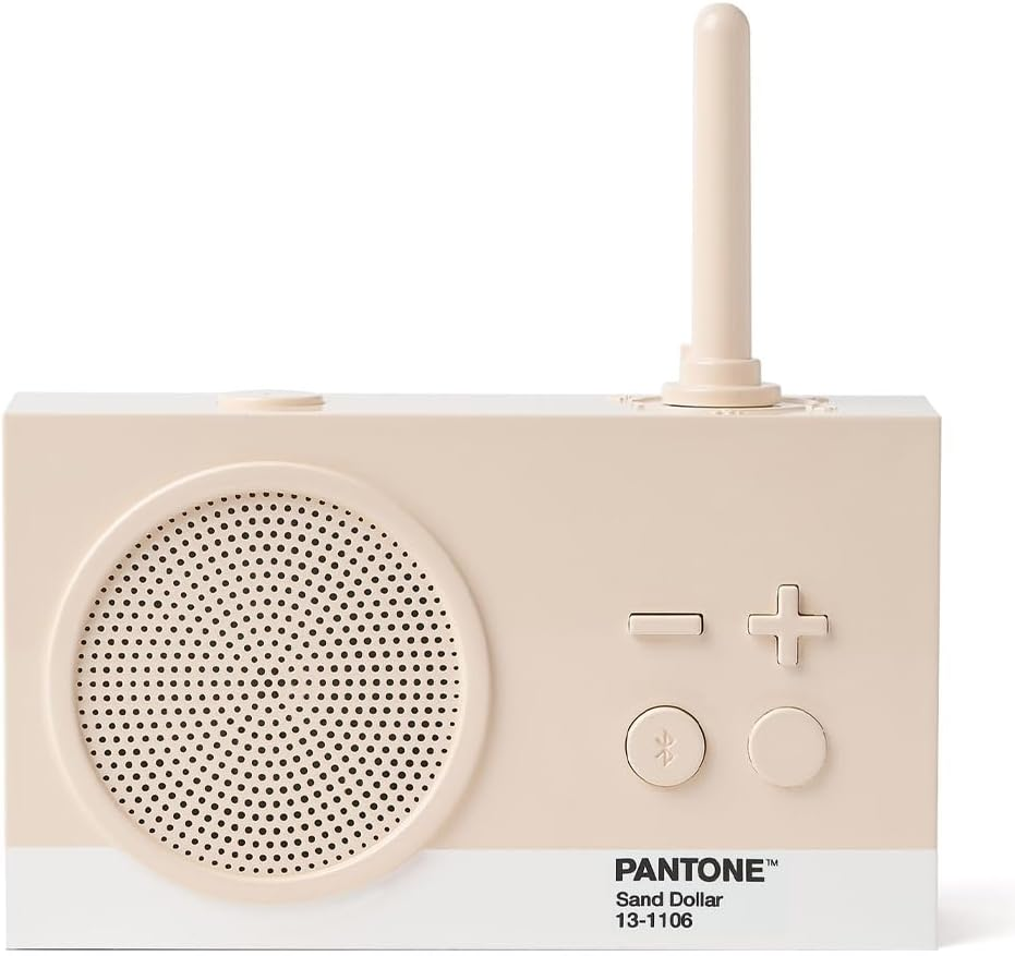 Lexon Thykho 3 FM Radio & Bluetooth Speaker Pantone - Sand image number 3