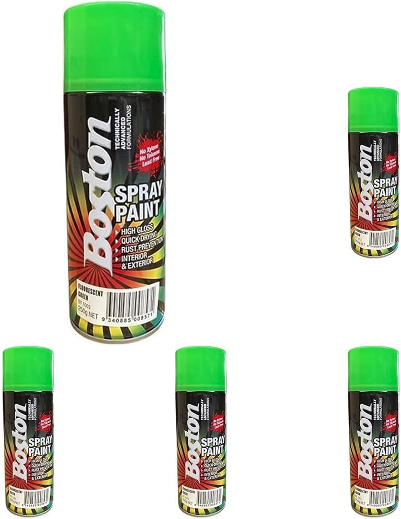 Boston Spray Paint 250 Gram Fluoro Green image number 1