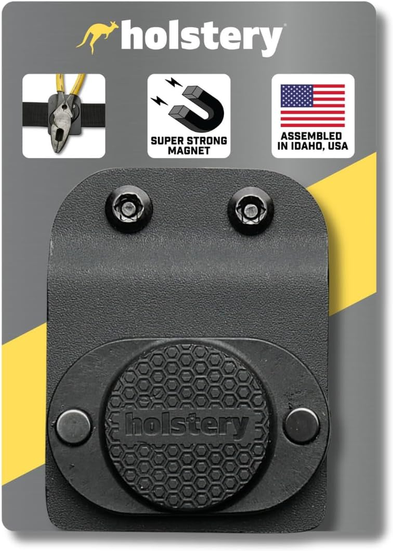 Magmaster | Magnetic Tool Holder - Strong Clip-On Belt Magnet Holster for Screws, Nails, Hammer, Sockets, Pliers, Screw Driver, Trowel, Drill Bit, Wrench, or Any Magnetic Tools and Hardware image number 5