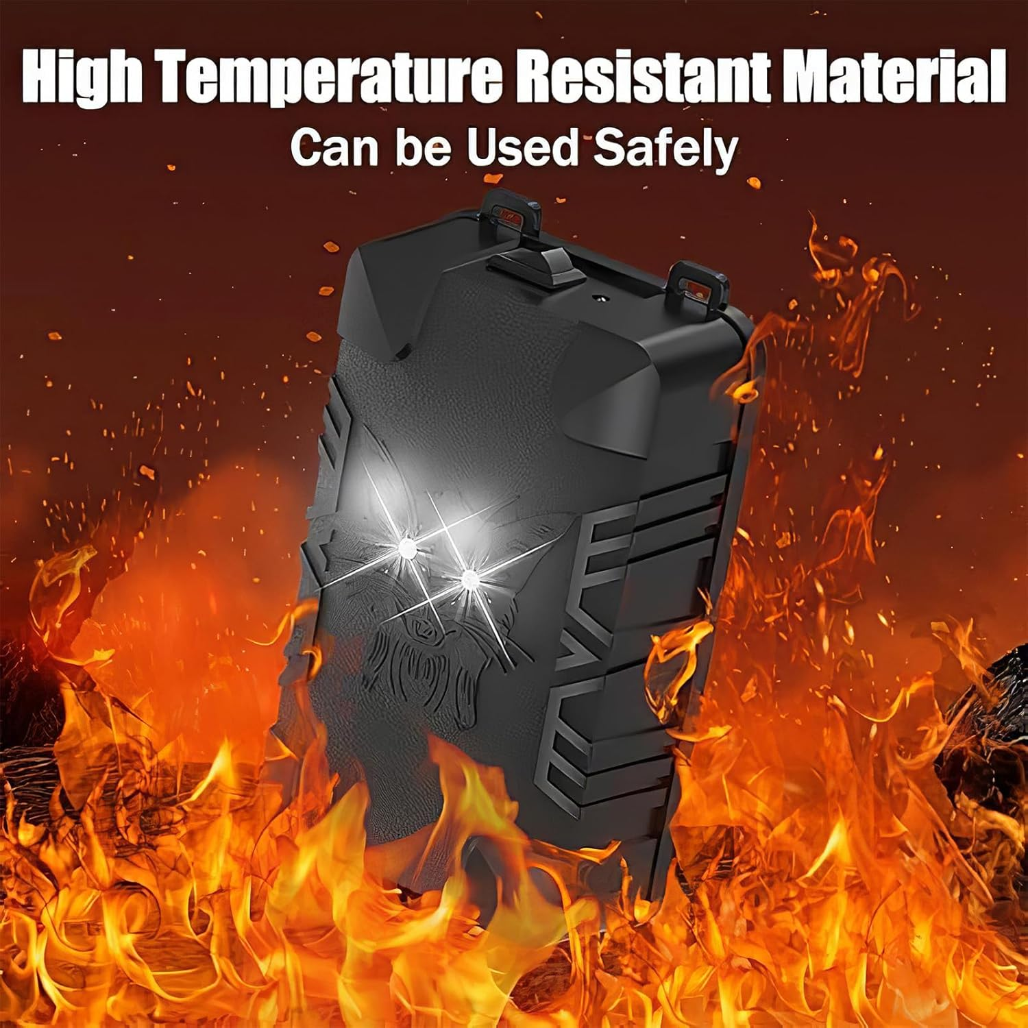 7JI 2 Pack High Frequency Battery Operated Strobe Light Rodent Repellent, under Hood Mouse Squirrel Rat Deterrent, Smart Detectio Keep Rodents Boat Garage, Out of Car, Sound Frequency 16 Khz image number 3