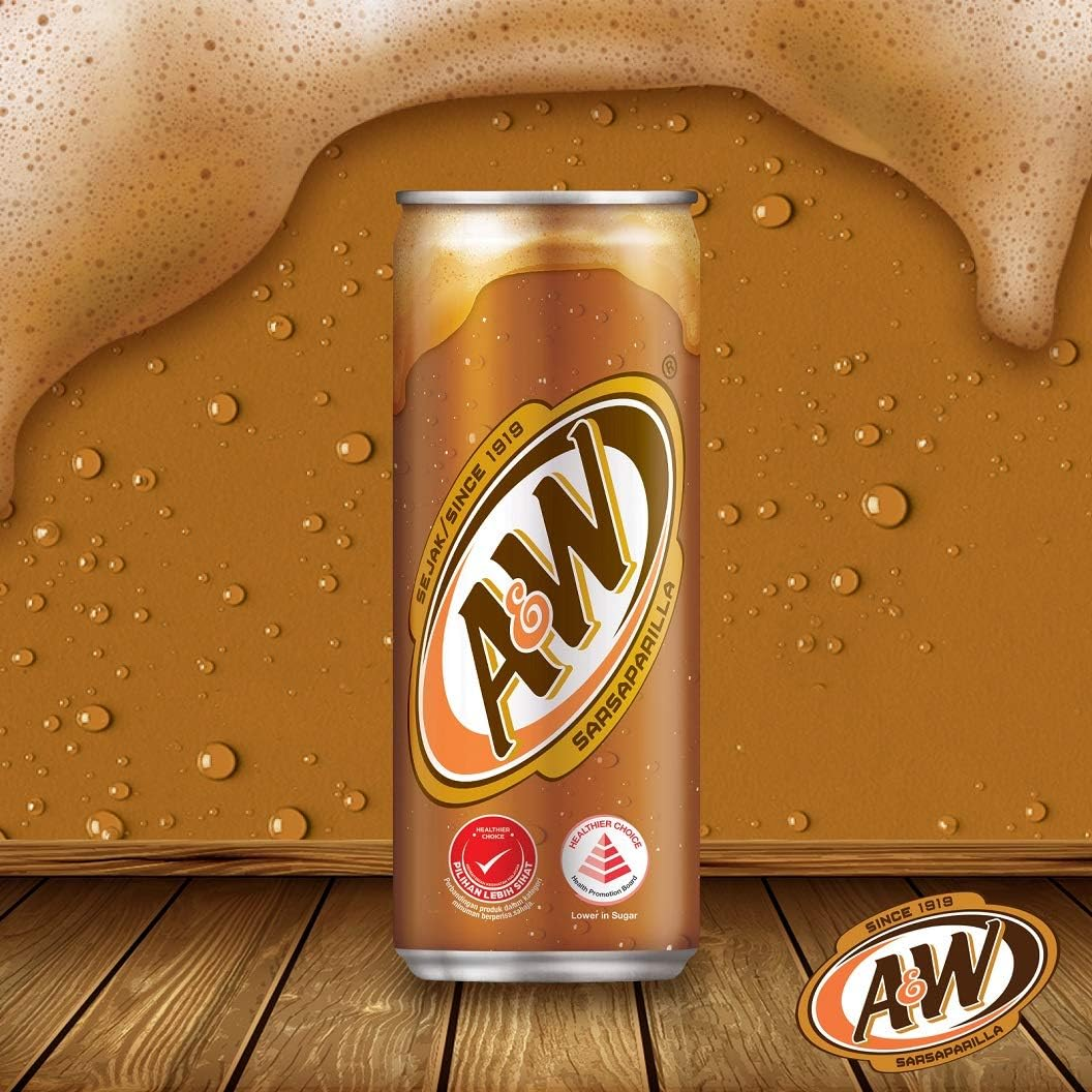 A&W Sarsaparilla Root Beer Drink 320Ml 12 Pack image number 3
