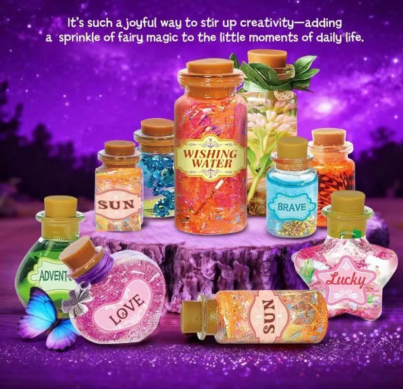 Fairy Unicorn Magic Crafts Kit for Kids - DIY Potion Mix Making Kits for Girls Ages 6-8&8-12, Indoor & Rainy Day Magical Activity Toy, Christmas Birthday Gift image number 1