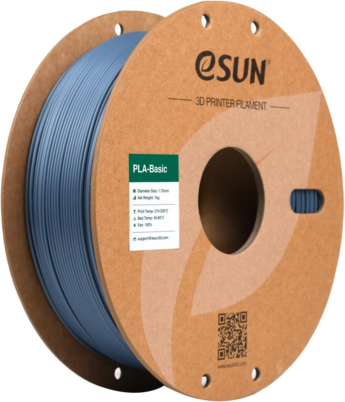 Esun Basic PLA Filament 1.75Mm, Epla 3D Printing Filament Dimensional Accuracy +/- 0.03Mm, 1KG Spool (2.2 LBS) Compatible with Most 3D Printer,Grey image number 3
