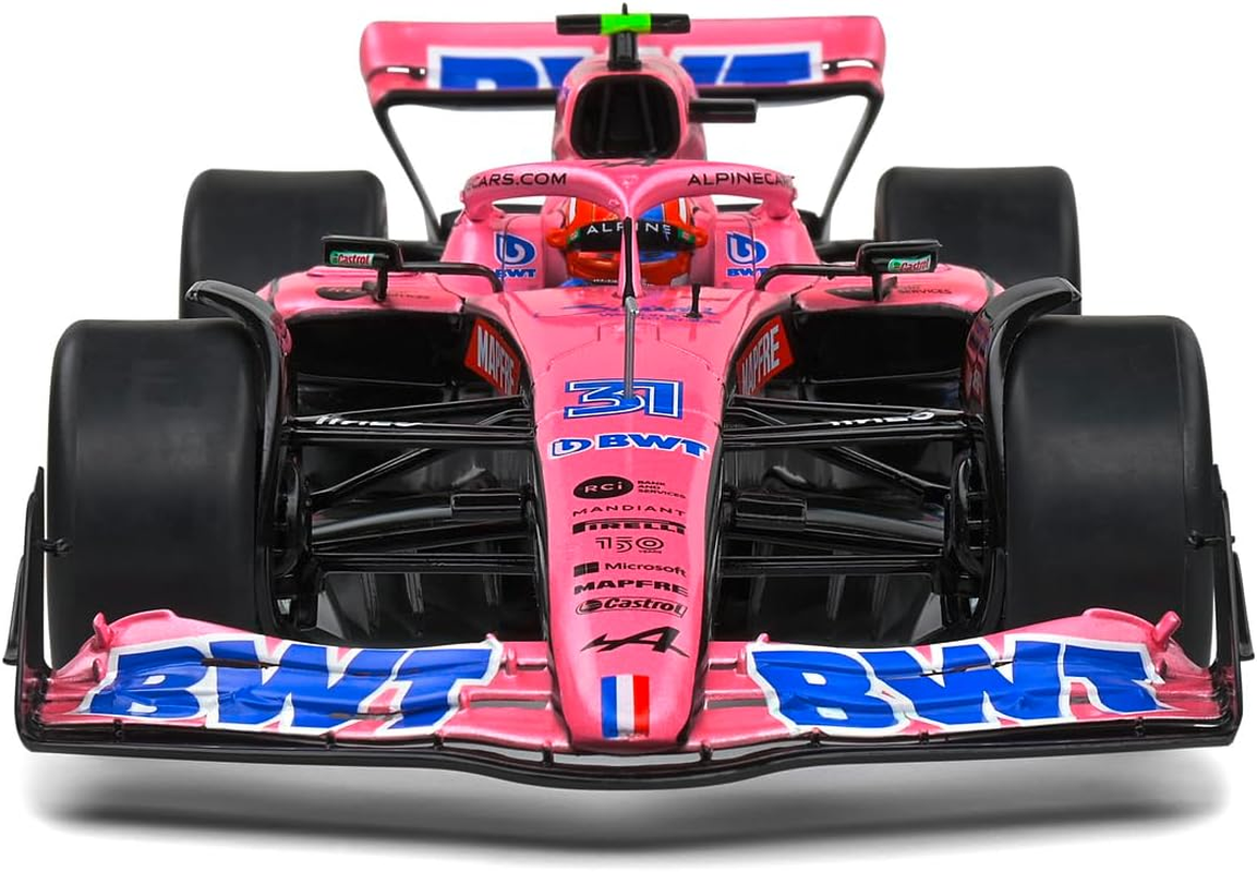 Solido 1:18 Scale Alpine A522 Arabia Saoudia GP 2022- E.Ocon Model image number 1