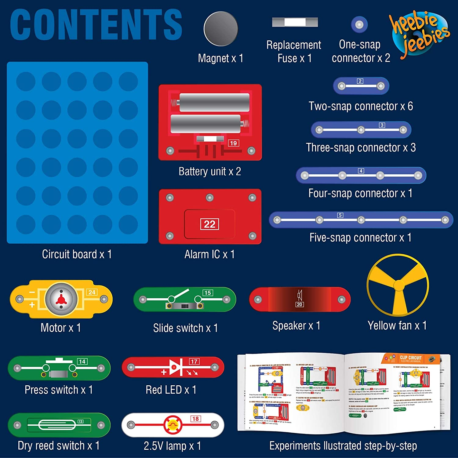 Heebie Jeebies Clip Circuit Kit Electro Lab image number 5