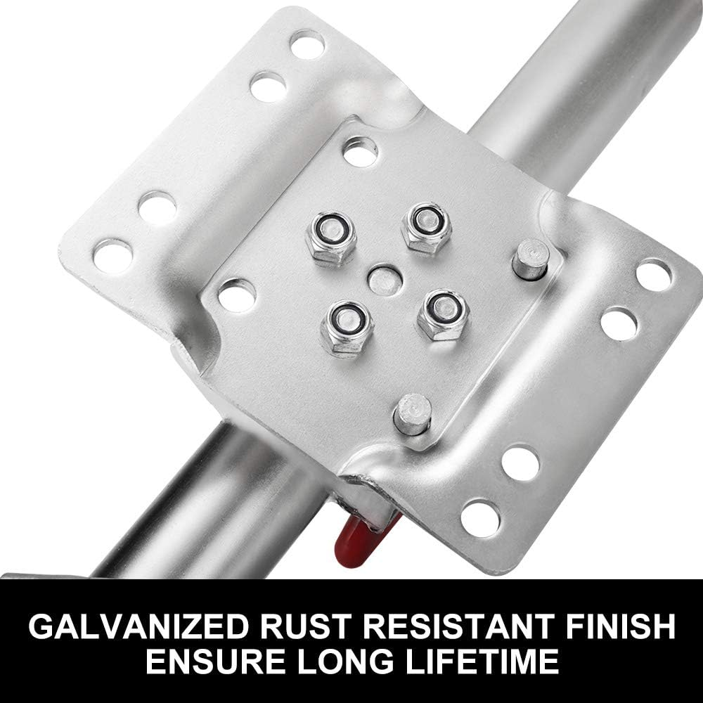 San Hima Jockey Wheel 10" Inch Swing up Rubber Wheel 1000Kg Caravan Boat Trailer image number 3