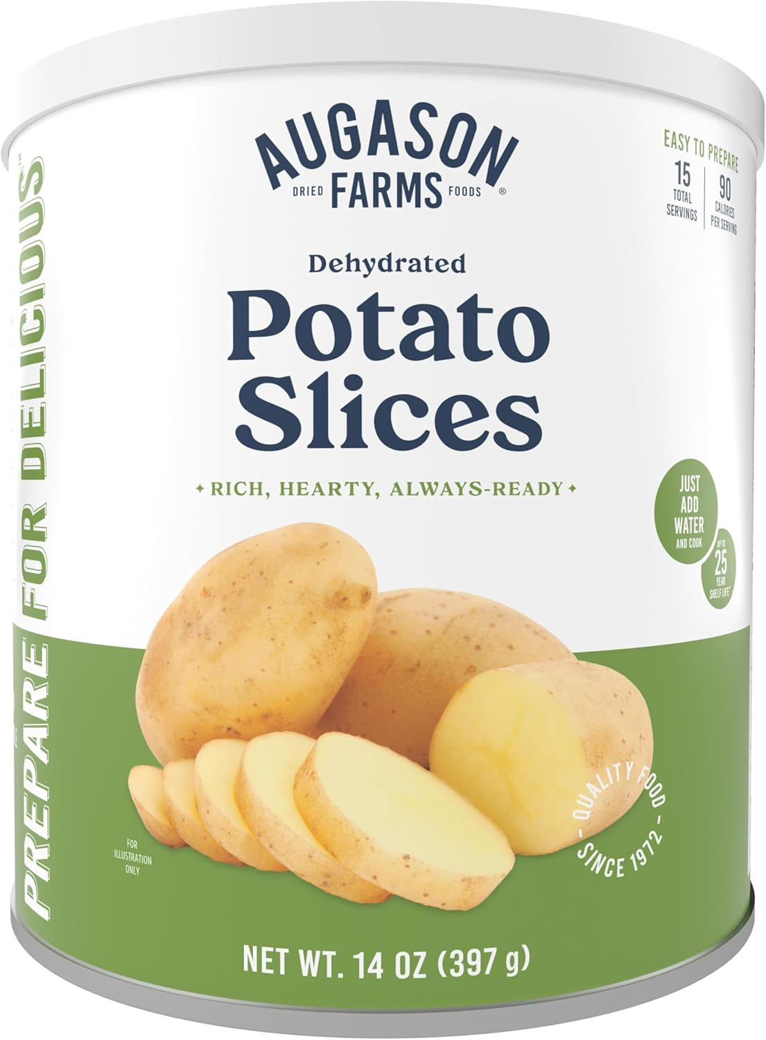 Augason Farms Dehydrated Potato Slices, 20 Oz image number 4