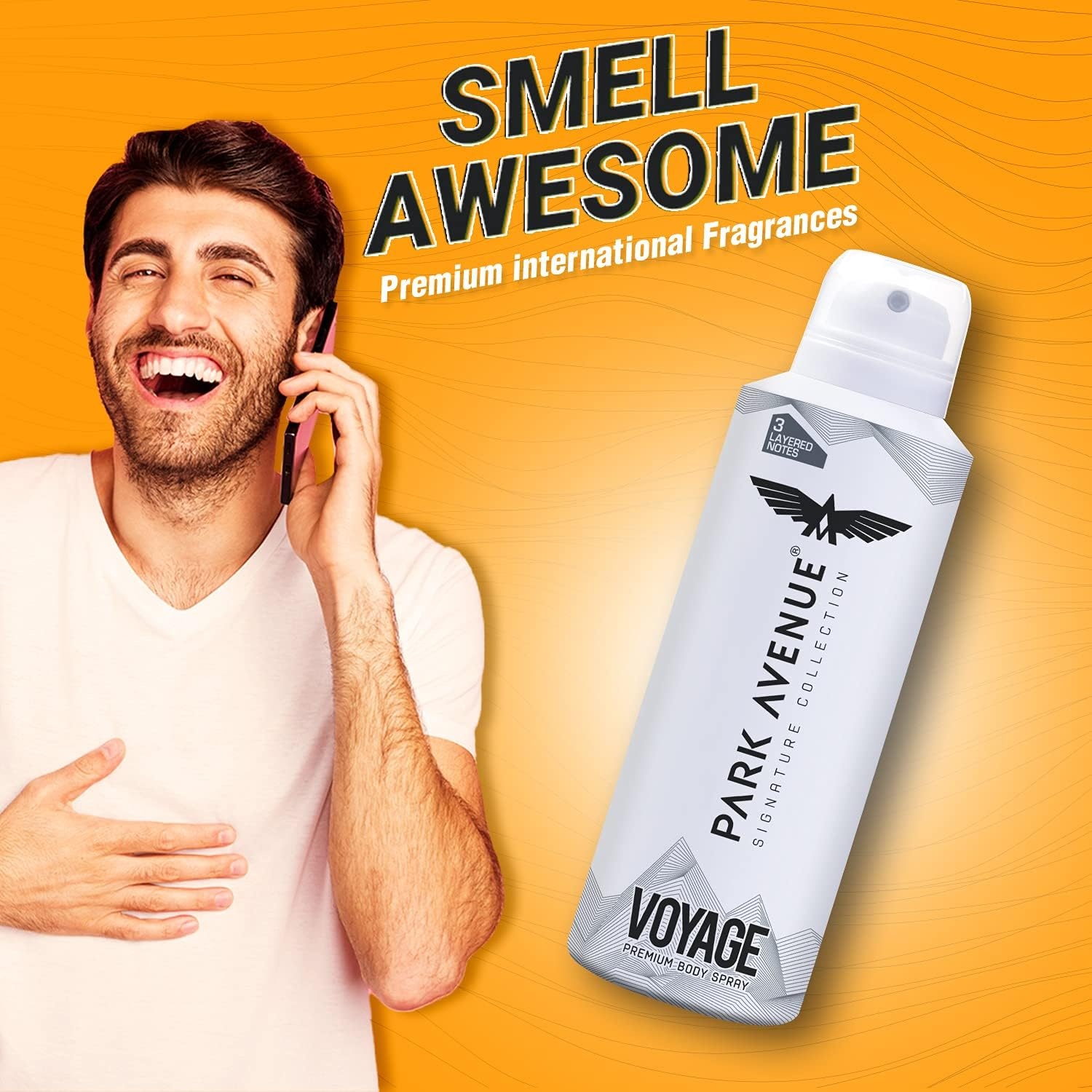 Park Avenue Signature Voyage Deodorant for Men, 100G/130Ml (Ship from India) image number 5