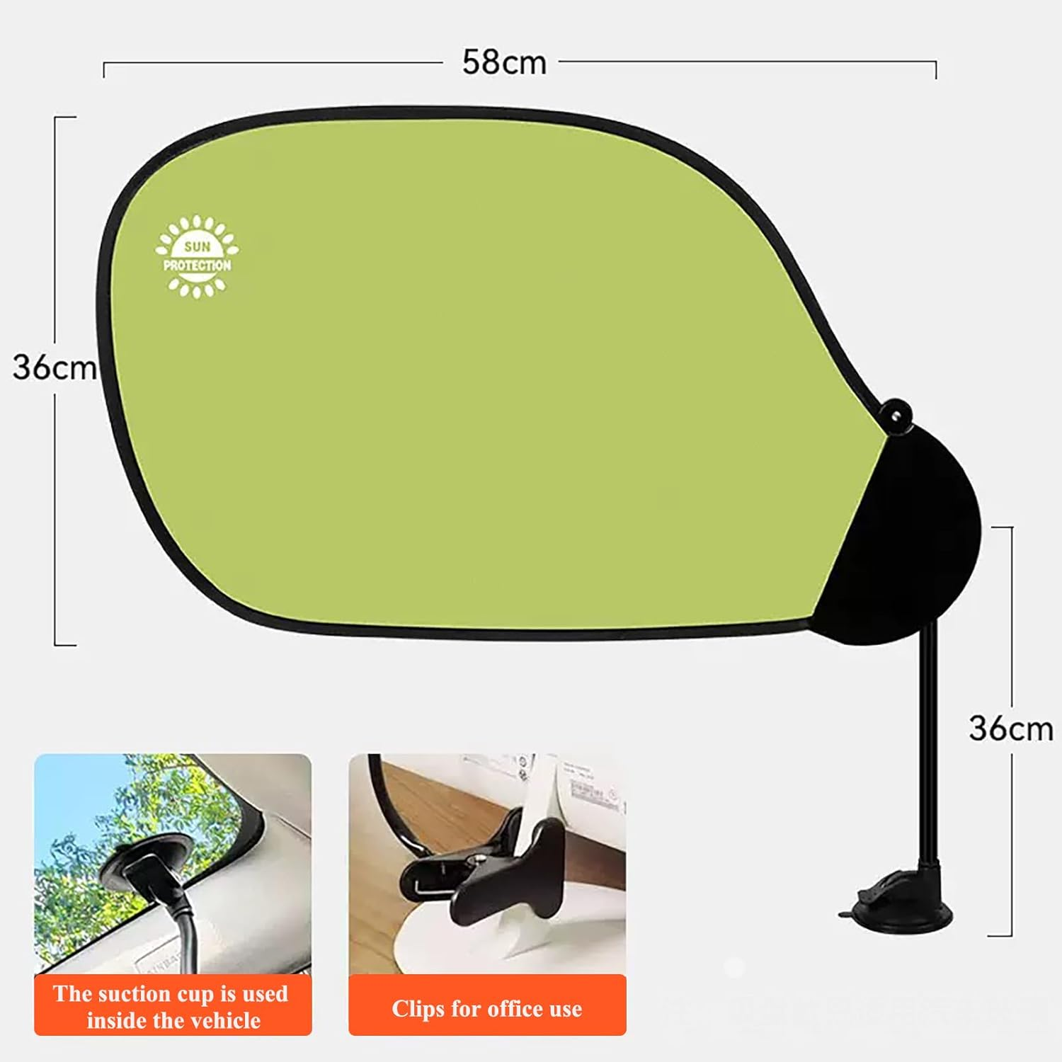 Adjustable Office Cubicle and Desk Shade - Flexible Desk Light Blocker for Privacy, Glare Reduction & Comfort, Laptop Sun Shade for Working outside Essential Office Desk Accessory image number 4