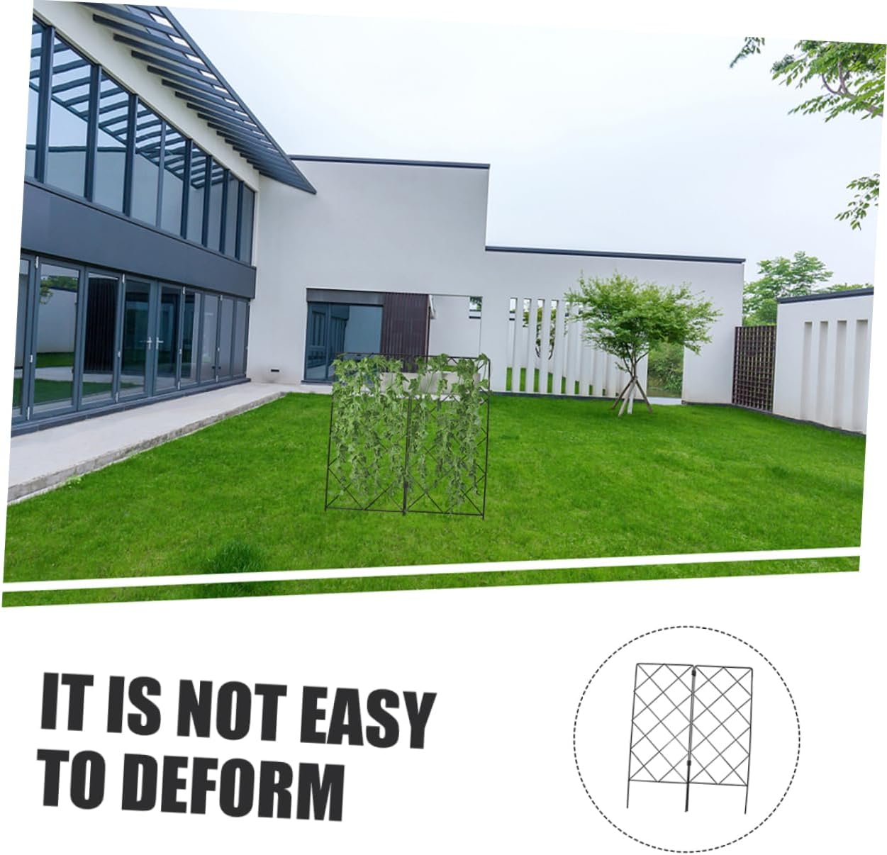 MOBUTOFU 2Pcs Garden Plant Climbing Trellis Support Bracket for Outdoor Plants Folding Gardening Accessories Decoration