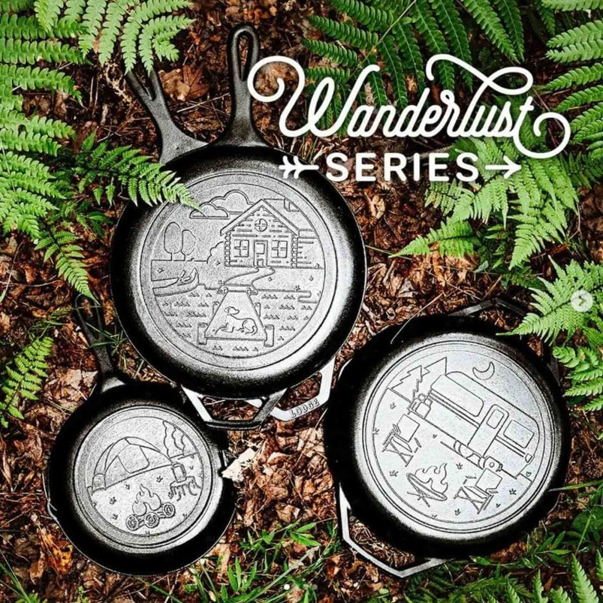 Lodge 3.2 Quart Cast Iron Cabin Combo Cooker, Black image number 4