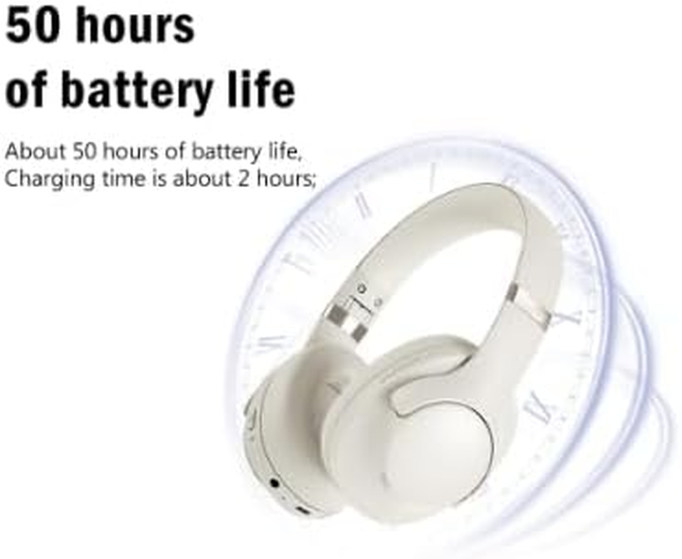 Active Noise Cancelling Wireless Headphones with Hi-Fi Audio, Comfortable for Travel/Office/Game image number 1