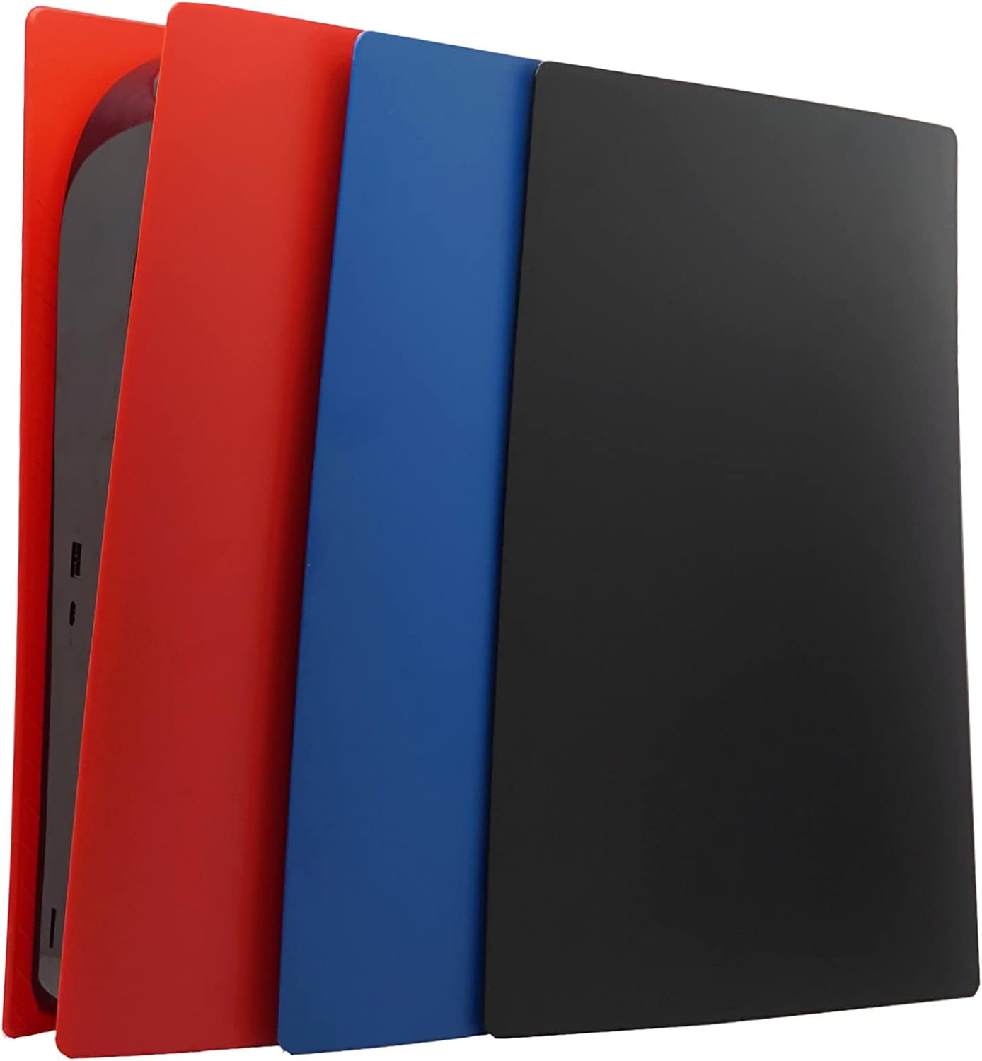 Digital Edition Face Plates Cover Skins Shell Panels for PS5 Console, Accessories for Playstation 5 Protective Shell Replacement Faceplate (Black) image number 3