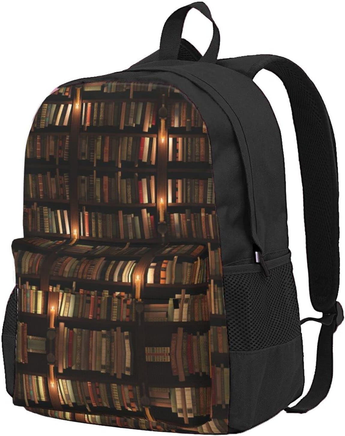 PIXOLE Leopard Pattern Print Travel Backpack, Laptop Backpack, School Backpack with Ergonomic Design and Multiple Pockets