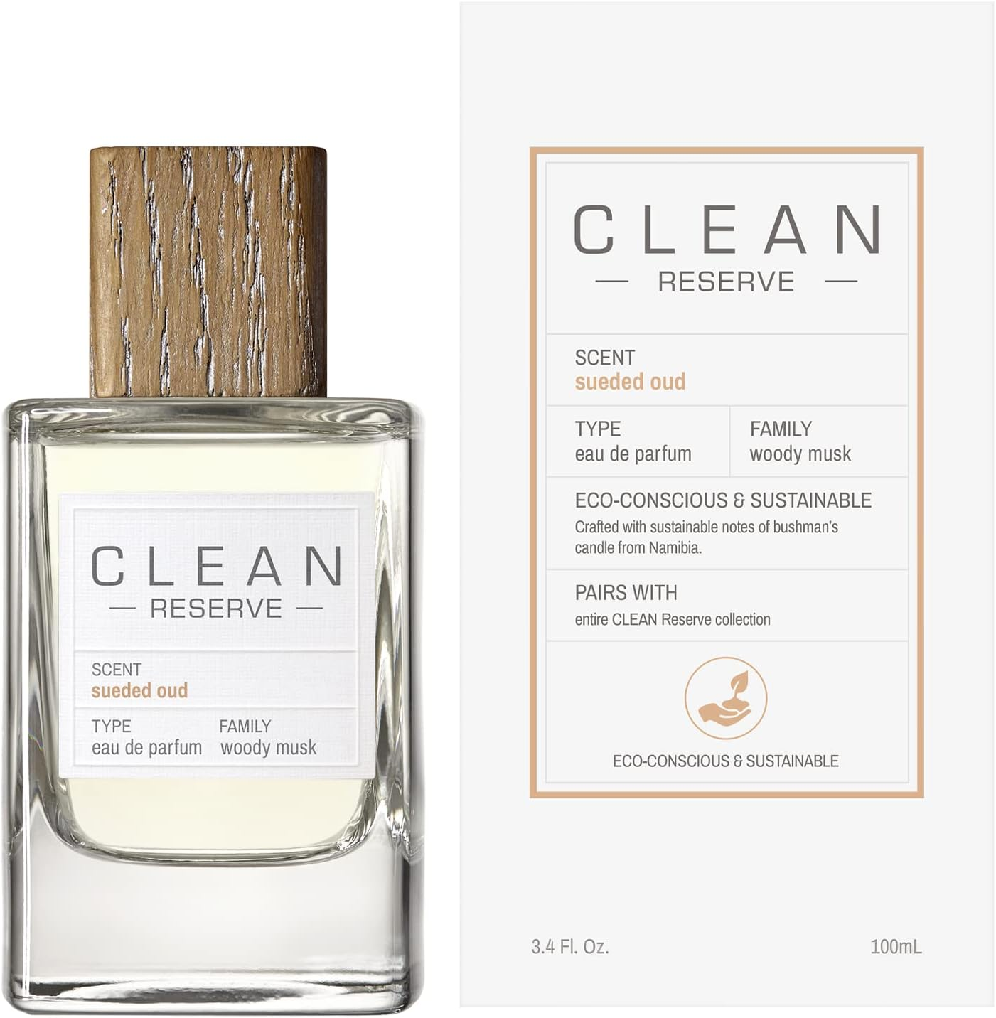 Clean Reserve Sueded Oud for Unisex EDP Spray, 100 Ml image number 1