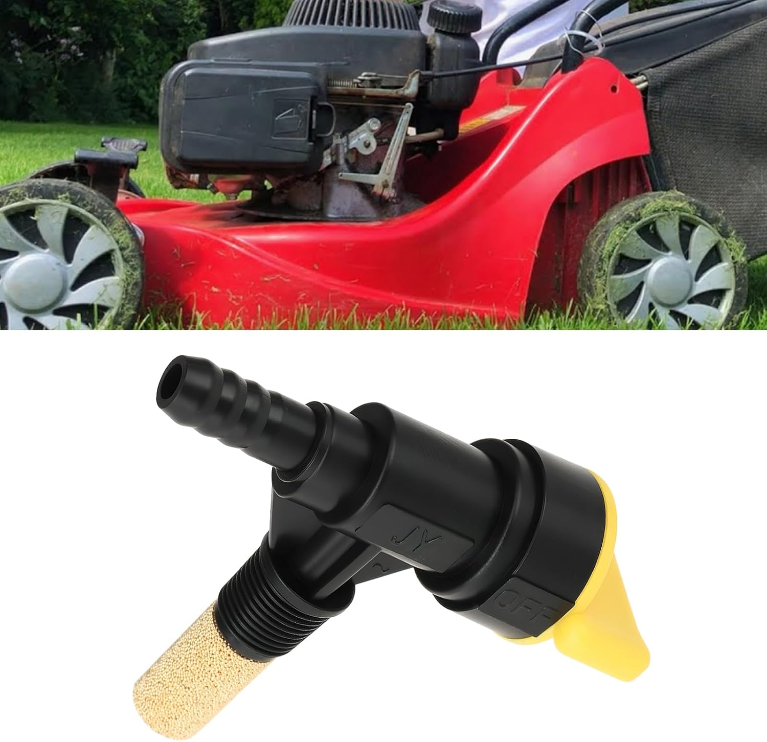 2Pcs 3/16 Inch Lawn Mower Fuel Head Rotary Switch F016L32613 F016L35380 F016L16019 Compatible with Suffolk Colt image number 4