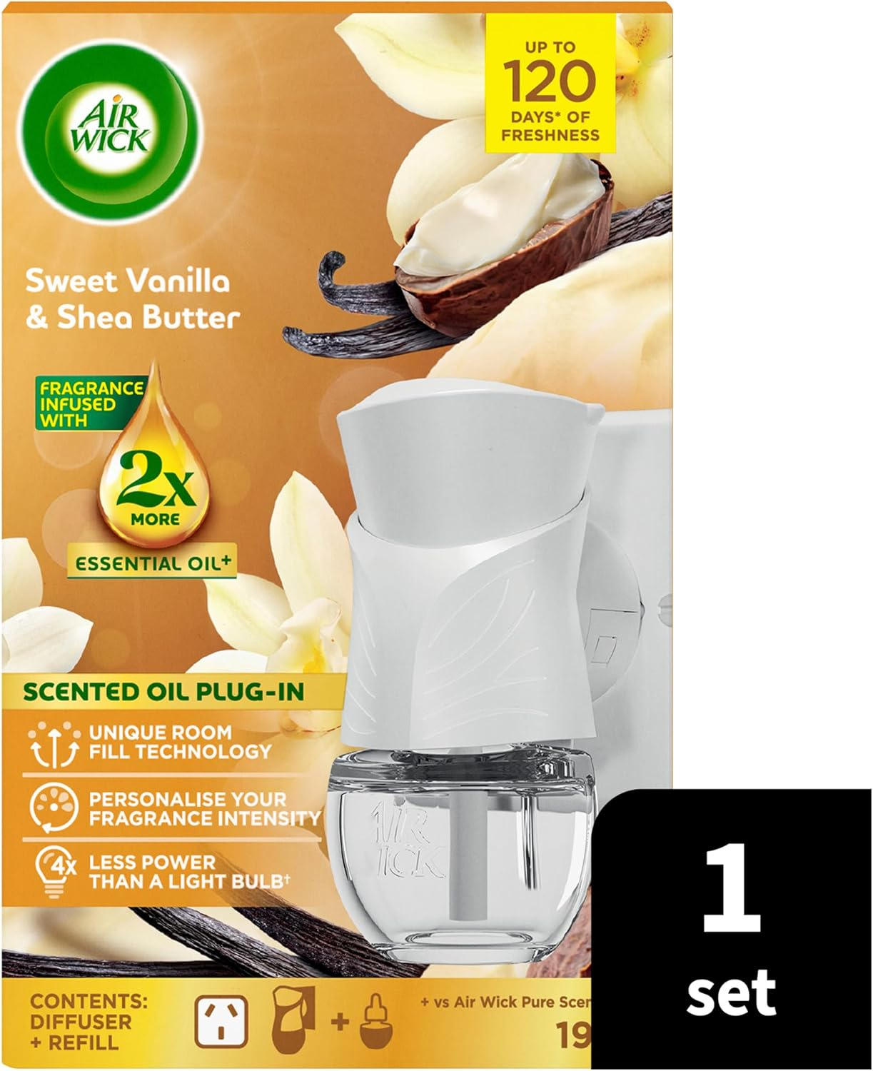 Air Wick Sweet Vanilla & Shea Butter Plug-In Diffuser image number 2