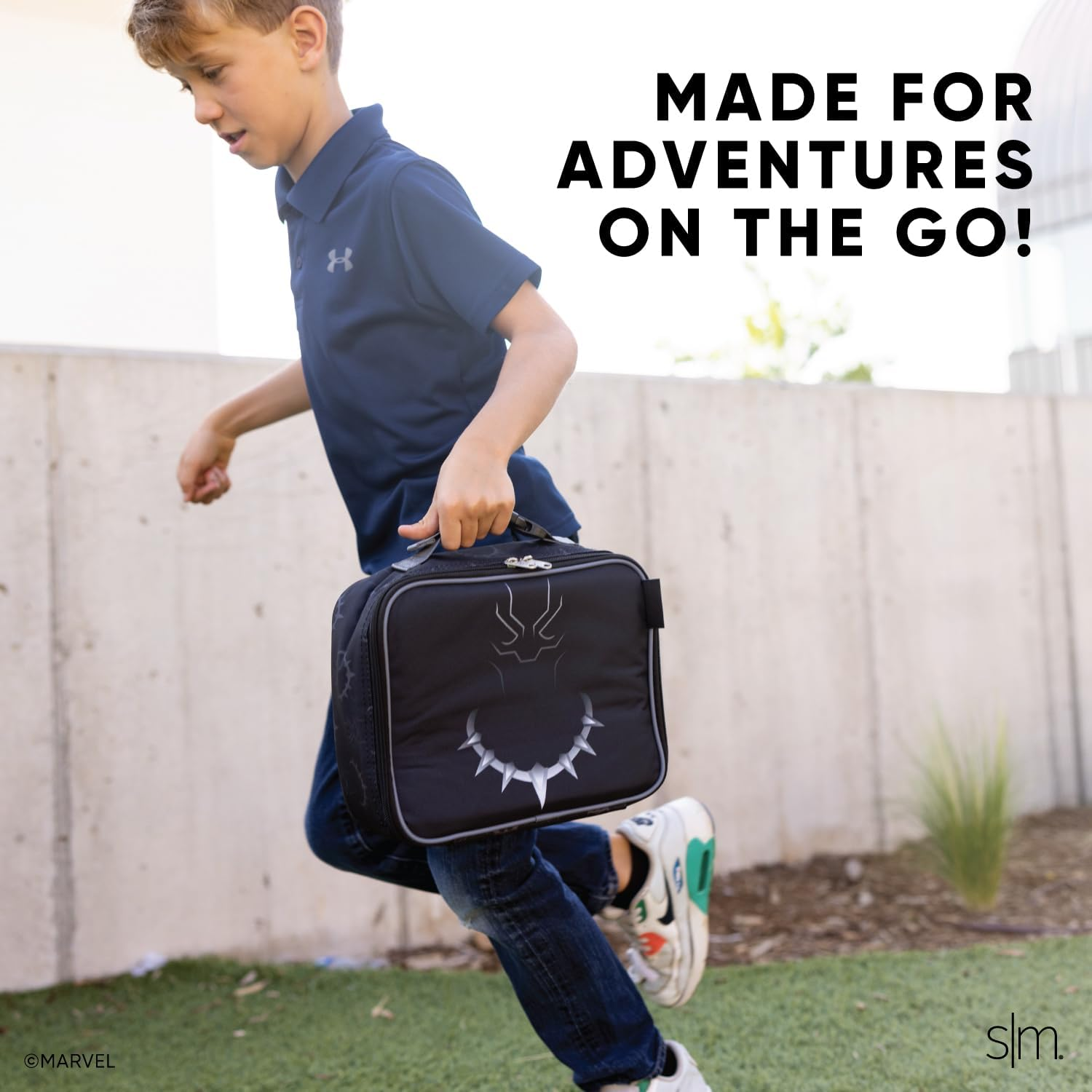 Simple Modern Marvel Spider-Man Kids Lunch Box for Toddler | Reusable Insulated Bag for Boys Meal Containers for School with Exterior and Interior Pockets | Hadley Collection | Spidey Kid image number 1