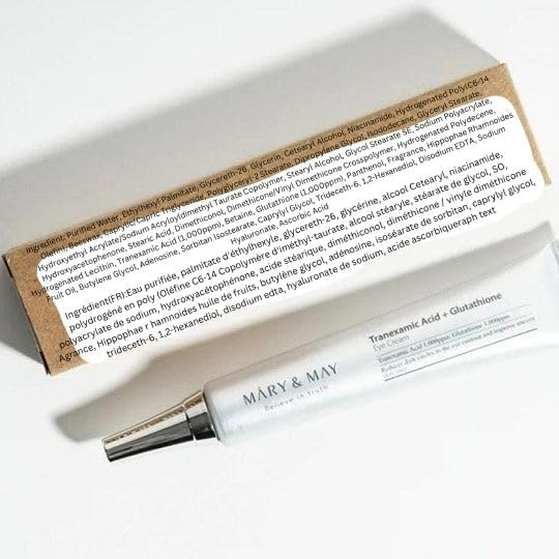 Mary & May Eye Cream Mini, 10Ml, Tranexamic Acid + Glutathione, Dark Circles & Fine Lines Treatment image number 6