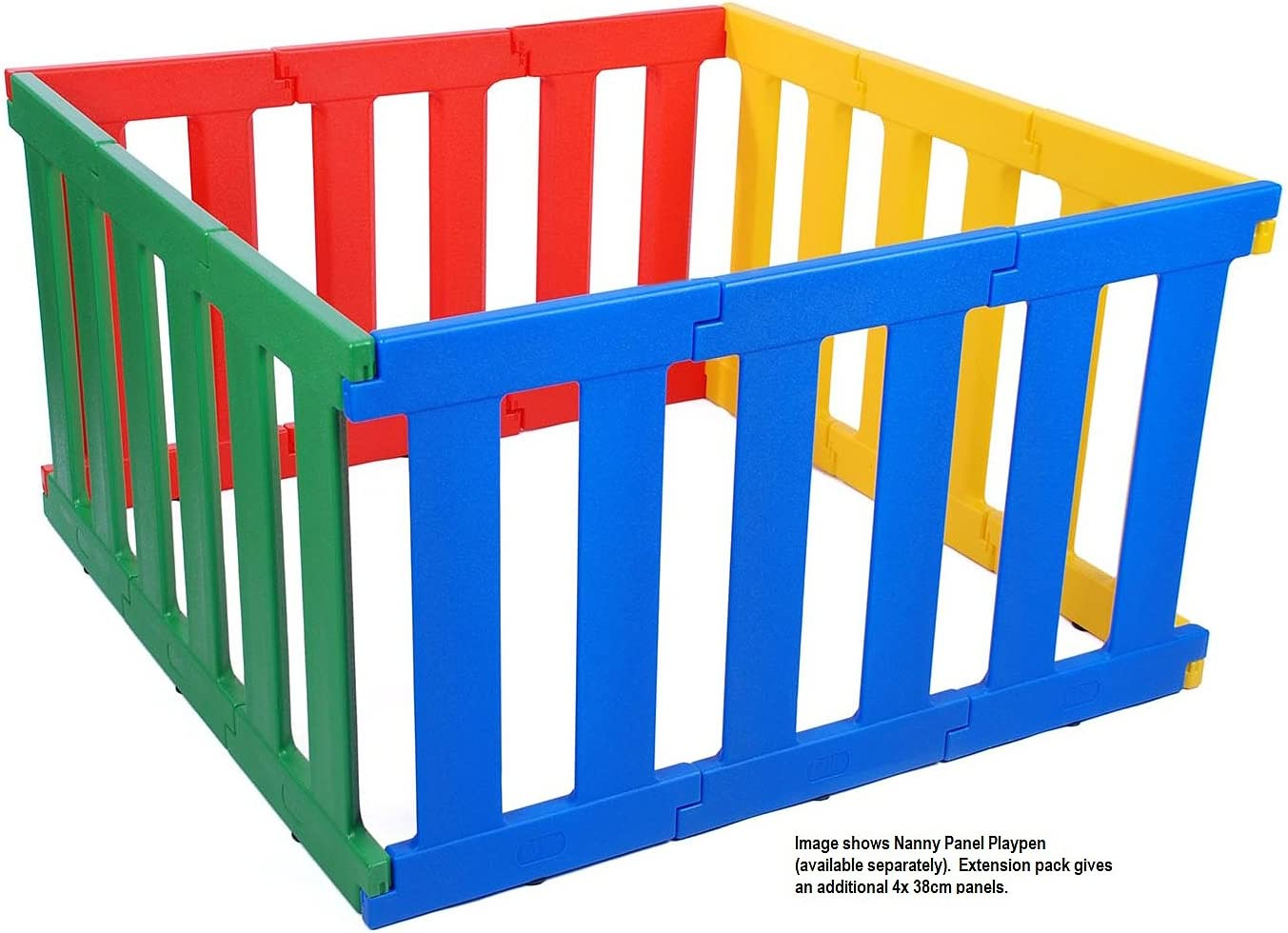 Tikktokk Nanny Panel Extension Kit (4 Panels), Multicoloured image number 1