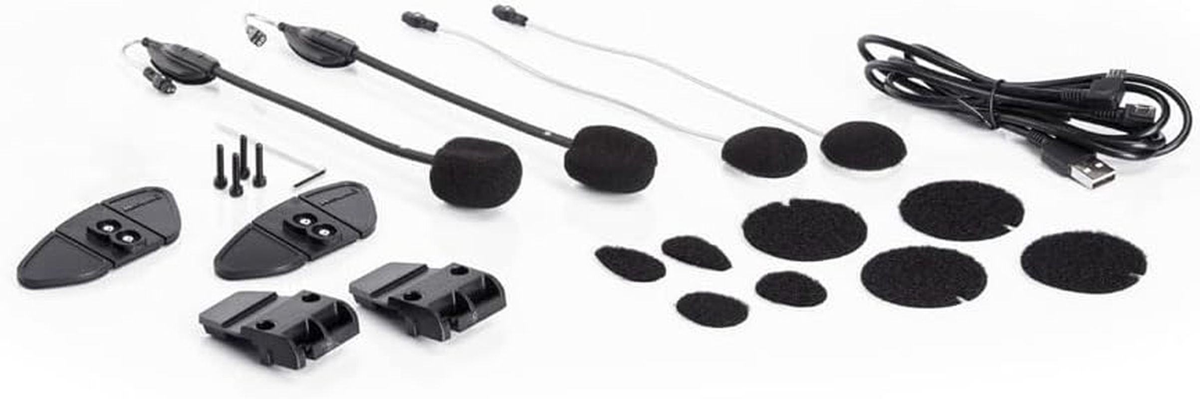 Midland BTX2 Pro S LR Double C1414.03, Bluetooth Communication System for Motorcyclists, IPX6 Waterproof Headset, Noise Cancellation, up to 8 People, 23H Battery, 1.6 Km image number 2