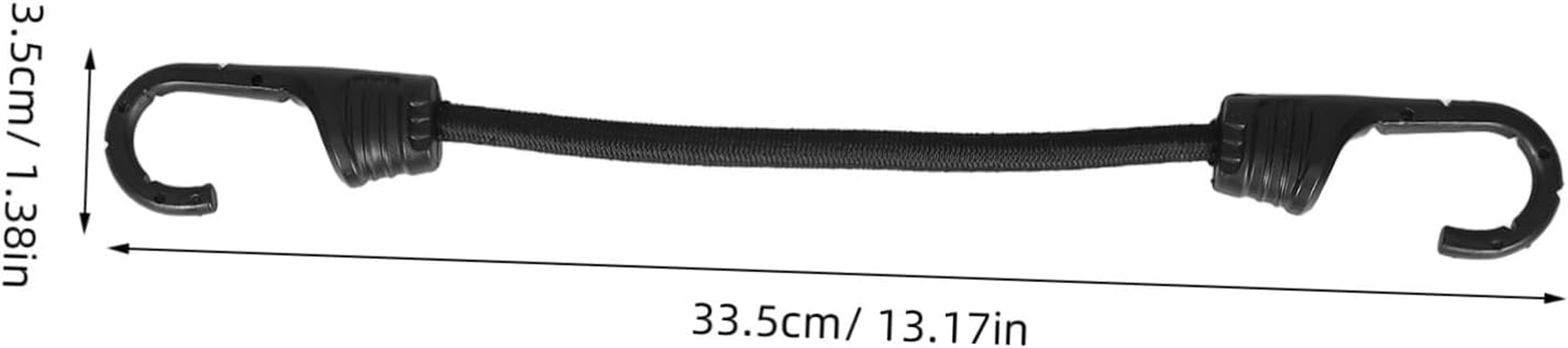 Beaupretty 12Pcs Elastic Luggage Strap Bike Hooks Bungee Cord for Secure Travel Gear and Car Trunk Organization image number 3