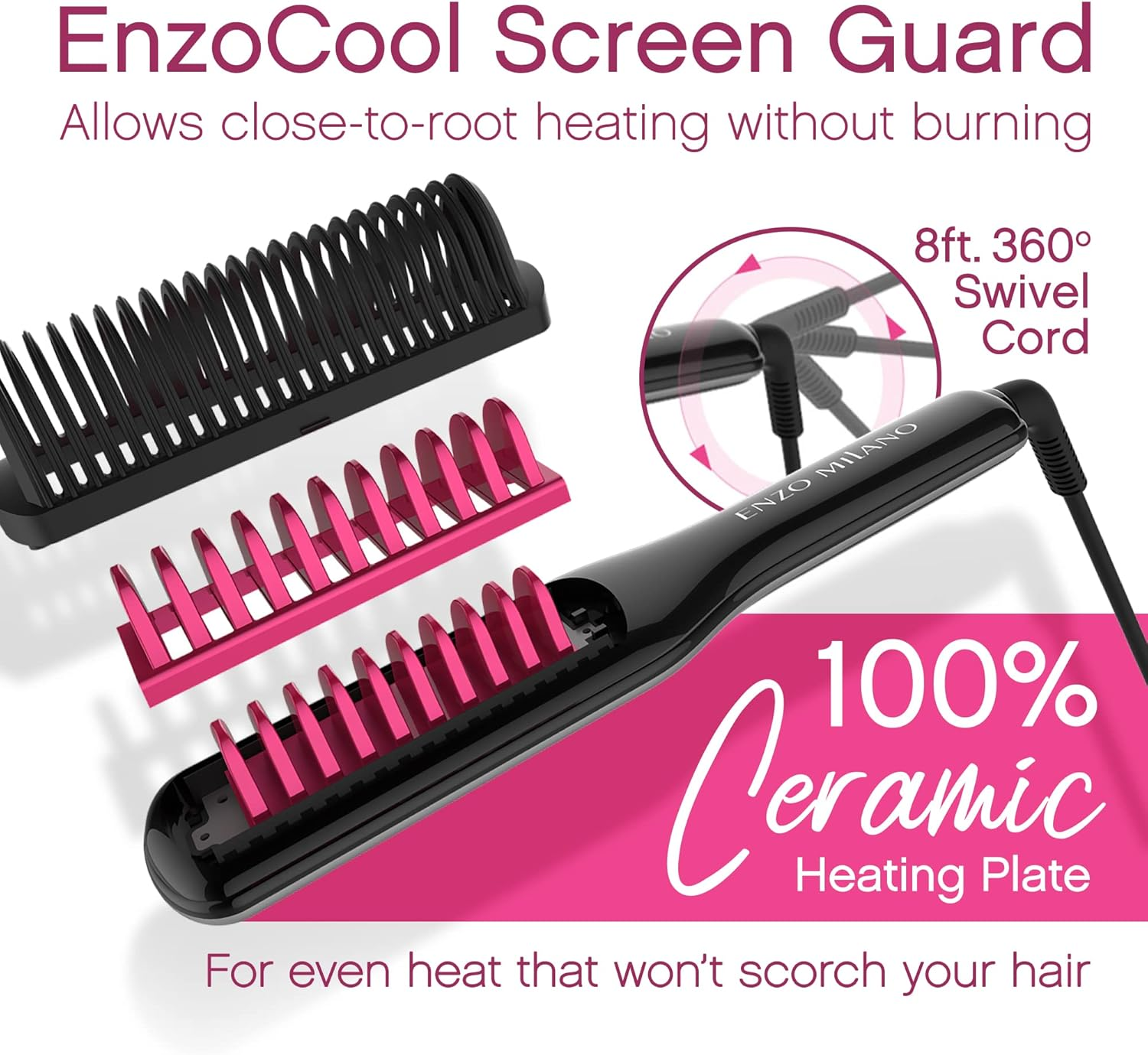 Enzo Milano SX Enzocool Professional Hot Comb image number 1