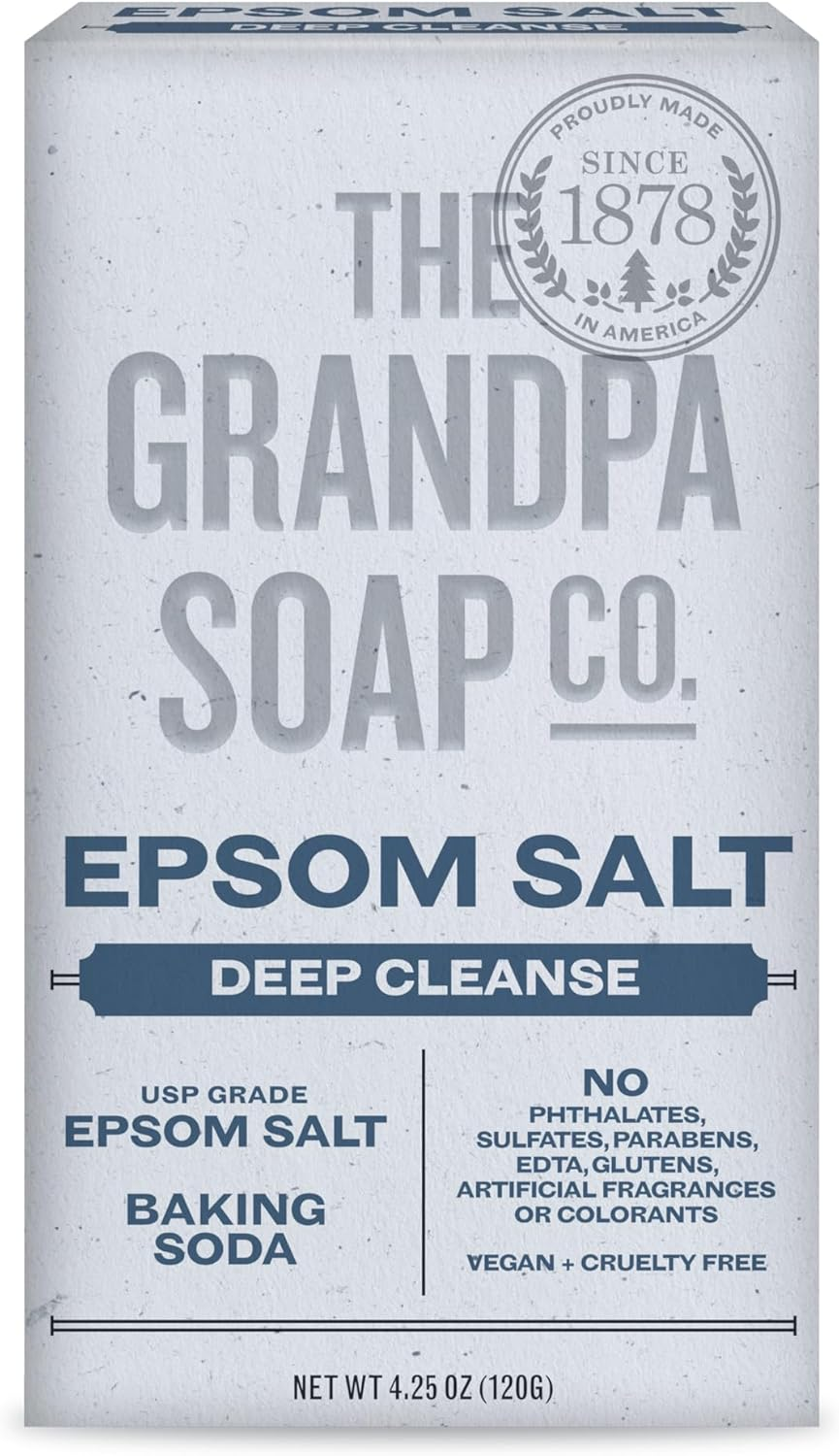 Grandpas Soap Bar Epsom Salt, 4.25 Oz